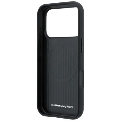 7. Etui BMW M Quadrille Kevlar Anthracite & Tricolor Print Lines MagSafe na iPhone 18 Pro Max / 17 Pro Max - czarne