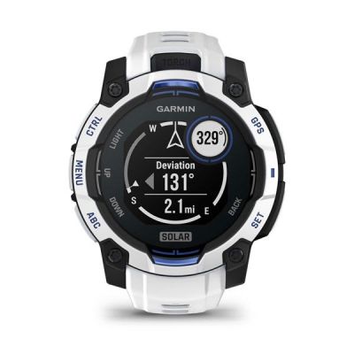 7. Smartwatch GARMIN Instinct 3 45mm SOLAR Whitestone