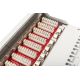6. Digitus Panel krosowy (patch panel) 10'' 12x RJ45, LSA poziom, kat.6A, ekranowany, 1U, szary, prowadnica kabli