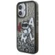 2. Etui Karl Lagerfeld Liquid Glitter Choupette Logo na iPhone 16 - czarne