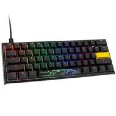 Klawiatura do gier Ducky One 2 Pro Mini, RGB LED - Cherry Silent Red (US) (DKON2061ST-SUSPDAZT2)
