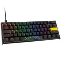 Klawiatura do gier Ducky One 2 Pro Mini, RGB LED - Cherry Silent Red (US) (DKON2061ST-SUSPDAZT2)