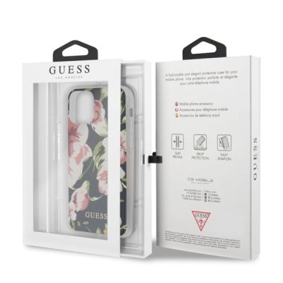 7. Etui Guess N.3 Flower Collection na iPhone 11 Pro Max - granatowe