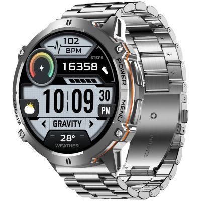 6. Smartwatch Gravity Grafitowy Pasek + Bransoleta GT42-4