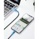11. Kabel Baseus CATLKLF-G1 Lightning - USB-C PD QC 18W 480Mb/s 1m - czarno-szary