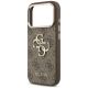 7. Etui Guess 4G Strap 4G Classic Logo Metal Trims na iPhone 18 Pro / 17 Pro-  brązowe