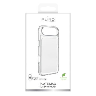 2. Etui Puro Plate Mag na iPhone 17 Air kompatybilne z MagSafe - białe