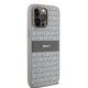 4. Etui DKNY Leather Mono Stripe & Metal Logo na iPhone 14 Pro - beżowe