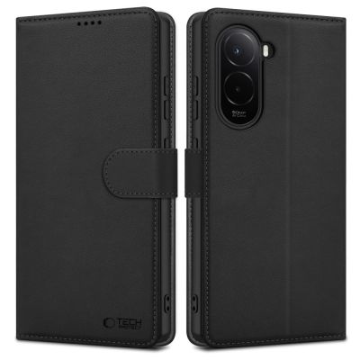 Etui Tech-Protect Wallet na Xiaomi Poco M7 - czarne
