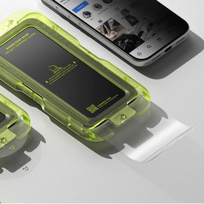 5. Szkło prywatyzujące Ringke Easy Slide 2-pack na iPhone 17 Pro - czarne