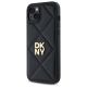 2. Etui DKNY Quilted Stack Logo na iPhone 15 Plus - czarne