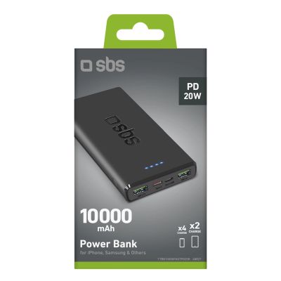 2. Powerbank SBS TTBB10000FASTPD20K 10000 mAh 20W z Power Delivery - czarny