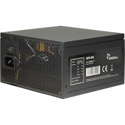 3. Zasilacz Inter-Tech ArgusNT BPS-500 - 500 W - 100 - 240 V - 47 - 63 Hz - 7/3,5 A - 100 W - 420 W