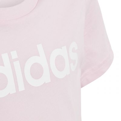 3. Koszulka Essentials Linear Logo Cotton Slim Fit Tee Jr IC3152