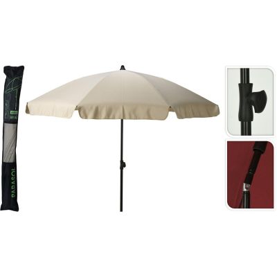 2. PARASOL OGRODOWY 185CM KREMOWY