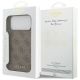 8. Etui Guess 4G Classic na iPhone 17 Pro Max / 18 Pro Max - brązowe