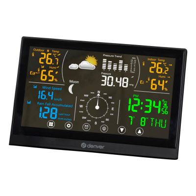 5. Denver WS-650 cyfrowa stacja meteorologiczna Biały AC/Bateria