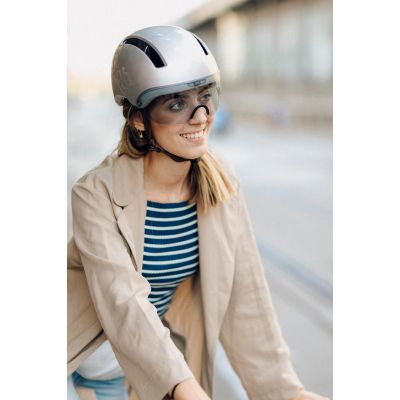 9. Kask Rowerowy HJC CALIDO PLUS Czarny METAL BLACK r.L