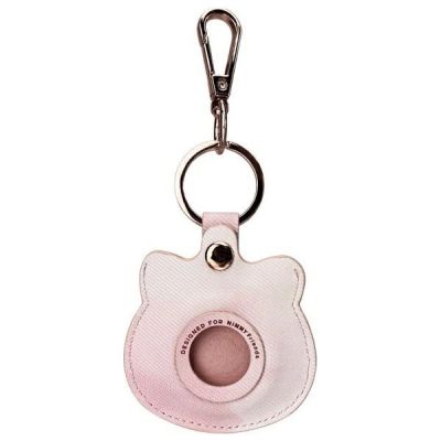 9. Zestaw Nimmy Big Eyed Pet 2.0 Cat 3w1 torebka na telefon + portfel + etui na lokalizator - różowy