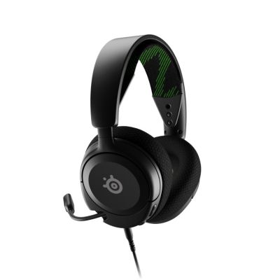 5. Steelseries ARCTIS NOVA 1X Zestaw słuchawkowy Przewodowa Opaska na głowę Gaming Czarny, Zielony