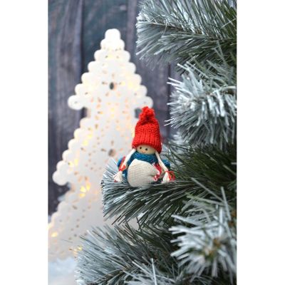 9. LALECZKA DEKORACYJNA Z WORKIEM NIEBIESKA GIRL 7,5CM