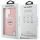 8. Etui Karl Lagerfeld IML Repeated Choupette MagSafe na Samsung Galaxy S26 Ultra - różowe