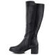 3. Kozaki damskie na obcasie czarne Potocki SZ12829