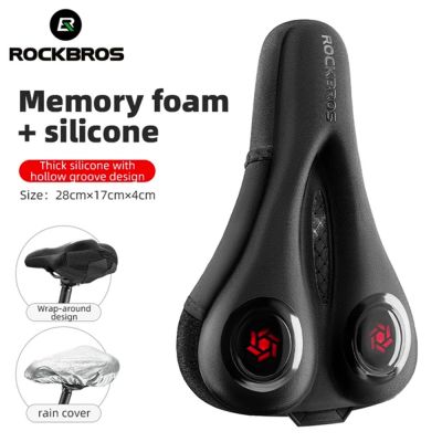 2. Pokrowiec na siodełko Rockbros LF044R + osłona przeciwdeszczowa - czarno-czerwony