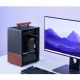 24. Obudowa Jonsbo T6, Mini-Tower, Mini-ITX, Tempered Glass, Holz - czarna