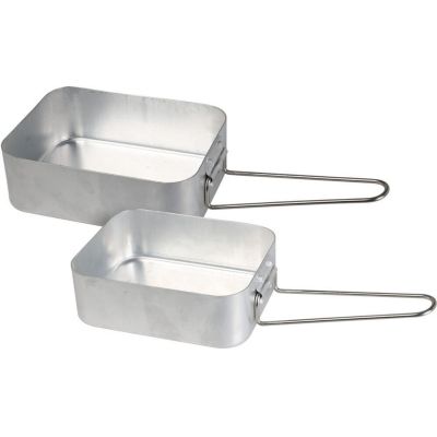 3. MENAŻKA MISKI TURYSTYCZNE DO ZAPIEKANIA CASSEROLE 2SZT. ALUMINIUM REDCLIFFS