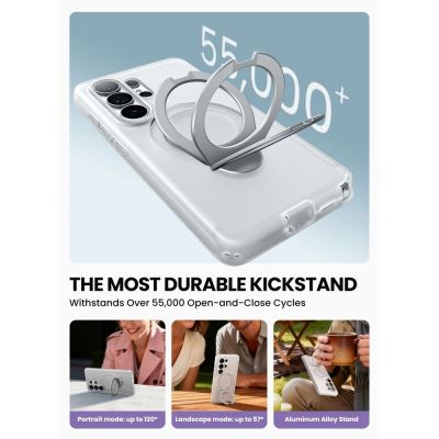5. Etui Supcase Cosmo Mag MagSafe na Samsung Galaxy S26 Ultra - białe