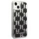 4. Etui Karl Lagerfeld Liquid Glitter Monogram na iPhone 14 Plus - czarne
