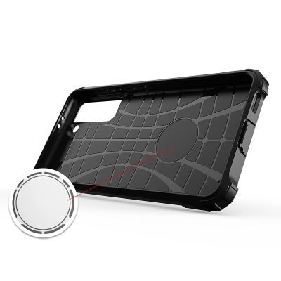 6. Hybrid Armor etui do Samsung Galaxy S23 Ultra pancerny hybrydowy pokrowiec niebieskie