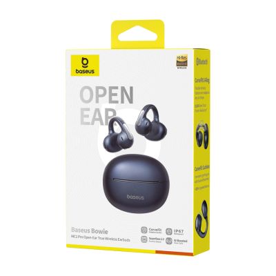 2. Słuchawki z klipsem Baseus Bowie MC1 Pro OWS - czarne