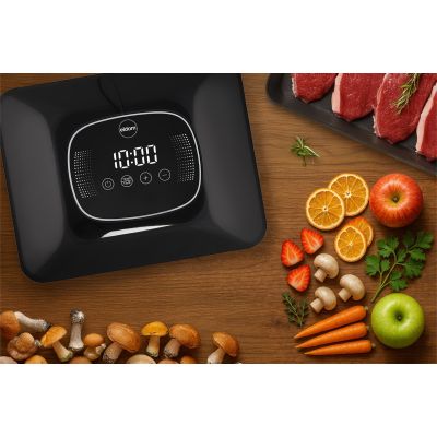 10. ELDOM SUSZARKA DO GRZYBÓW, WARZYW I OWOCÓW SG520 400W REGULACJA TEMP. 35-70 STOPNI,5IĘĆ DUŻYCH TAC 32X25 CM , TIMER 05-24 H