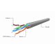 7. Kabel UTP GEMBIRD UPC-5004E-L/100 (UTP; 100m; kat. 5e; kolor szary)