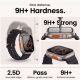 8. Szkło hartowane Tech-Protect 2-pack na Apple Watch Ultra 49 mm - srebrno-czarne