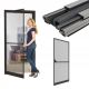 17. MOSKITIERA DRZWI ALU 100X215 ANTRACYT BASIC PLUS