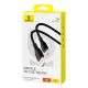 10. Kabel Baseus Pudding Series 100W USB-A - USB-C 2m - czarny