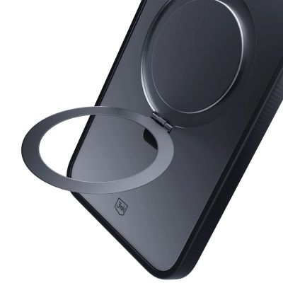 21. Etui 3mk Smoke Case Mag&Stand na Apple iPhone 16 plus - przezroczyste