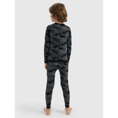 2. Bielizna termoaktywna bezszwowa komplet chłopięca 4F 4FJRAW25USEAM266-90A