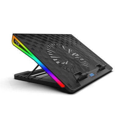 2. Inca INC-608GMS stojak na laptop Podstawka na notebooka Czarny 43,2 cm (17")