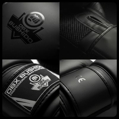 6. Rękawice bokserskie 10oz - Black Master -  Valor Series