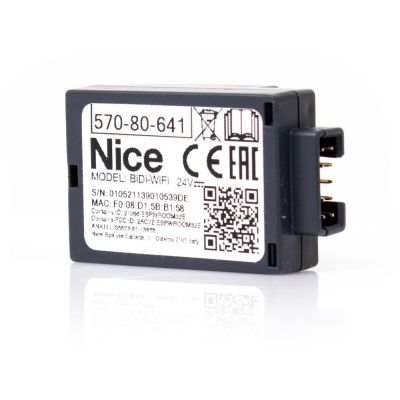 Moduł-programator NICE BiDi WiFi do systemów automatyki domowej