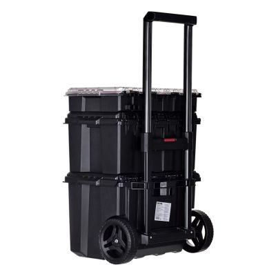 4. Zestaw 3 skrzynek Stack"N"Roll KETER