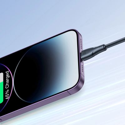 6. Kabel Joyroom Surpass Series A11 Lightning / USB-C 20W 1.2 m - czarny