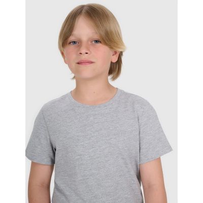 4. T-shirt regular gładki chłopięcy 4F 4FJRMM00TTSHM3254-25M