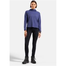 Bluza z kapturem Odlo Mid layer hoody CUBIC niebieska