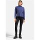 Bluza z kapturem Odlo Mid layer hoody CUBIC niebieska