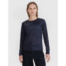Longsleeve rowerowy szybkoschnący damski 4F 4FWSS25TFLOF344-20A